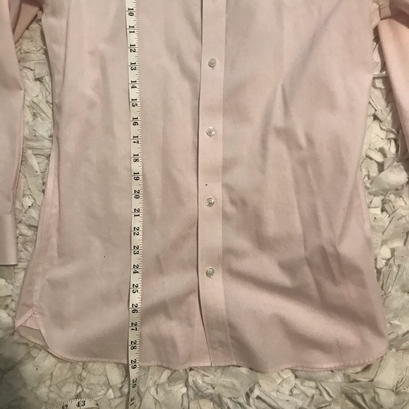 Men’s Bonobos Slim Fit Pink 100% Cotton Shirt - Size 15.5 / 33 - Picture 8 of 10